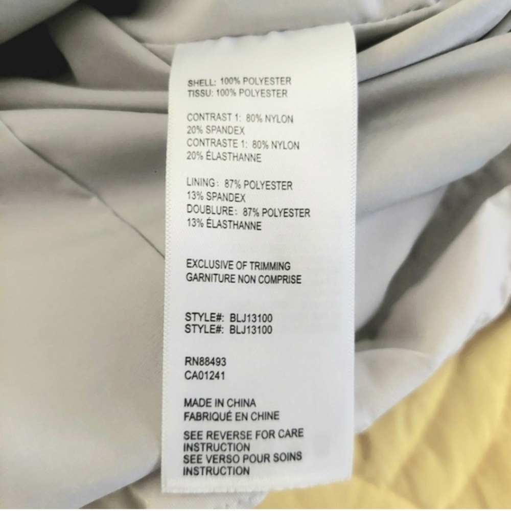 Blanc Noir Gray Camo Print Anorak Size M - Picture 10 of 13